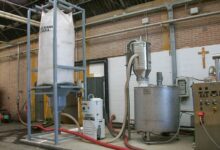 مناسب ترين سیستم انتقال مواد در صنایع شیمیایی (پی وی سی PVC گرانول)