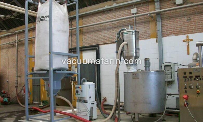مناسب ترين سیستم انتقال مواد در صنایع شیمیایی (پی وی سی PVC گرانول)