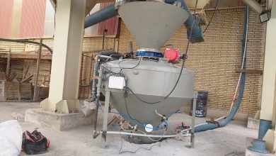 سیستم انتقال مواد پودری رنگ سازی