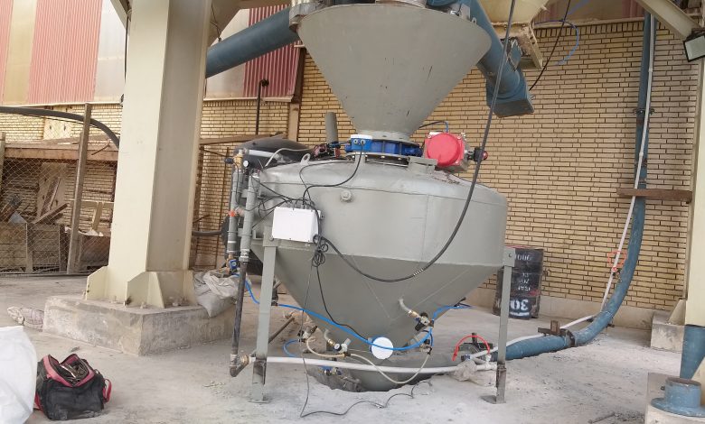 سیستم انتقال مواد پودری رنگ سازی